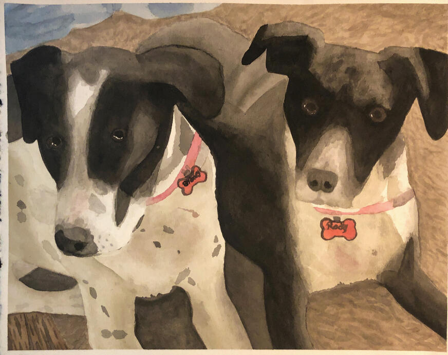 Watercolor Dogs
